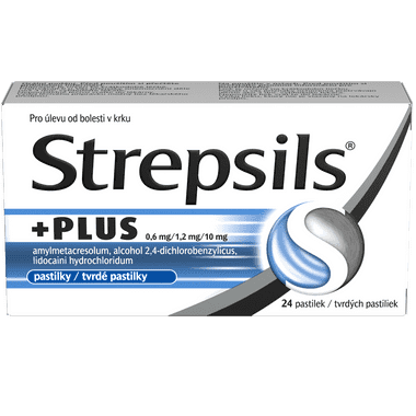 Strepsils Plus 0,6 mg/1,2 mg/10 mg pastilky