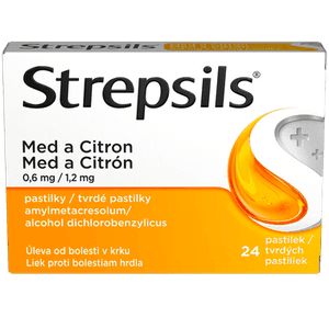Strepsils Med a Citron, 24, 36 pastilek