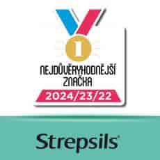Strepsils Mentol a Eukalyptus, 24 pastilek