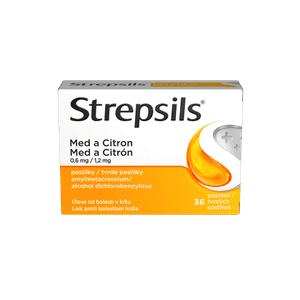 Strepsils Med a Citron, 24, 36 pastilek